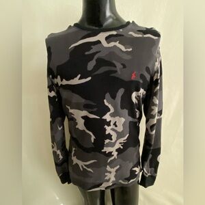 Polo Ralph Lauren Shirt Men’s Large Long Sleeve Camo Waffle Thermal Loungewear
